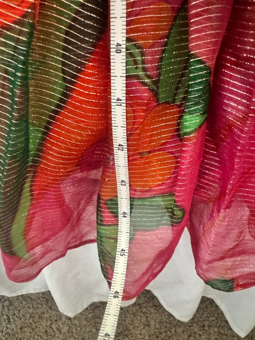 Farm Rio Pietra Maxi Dress Size Small, EUC, Shimmer - Picture 11 of 14